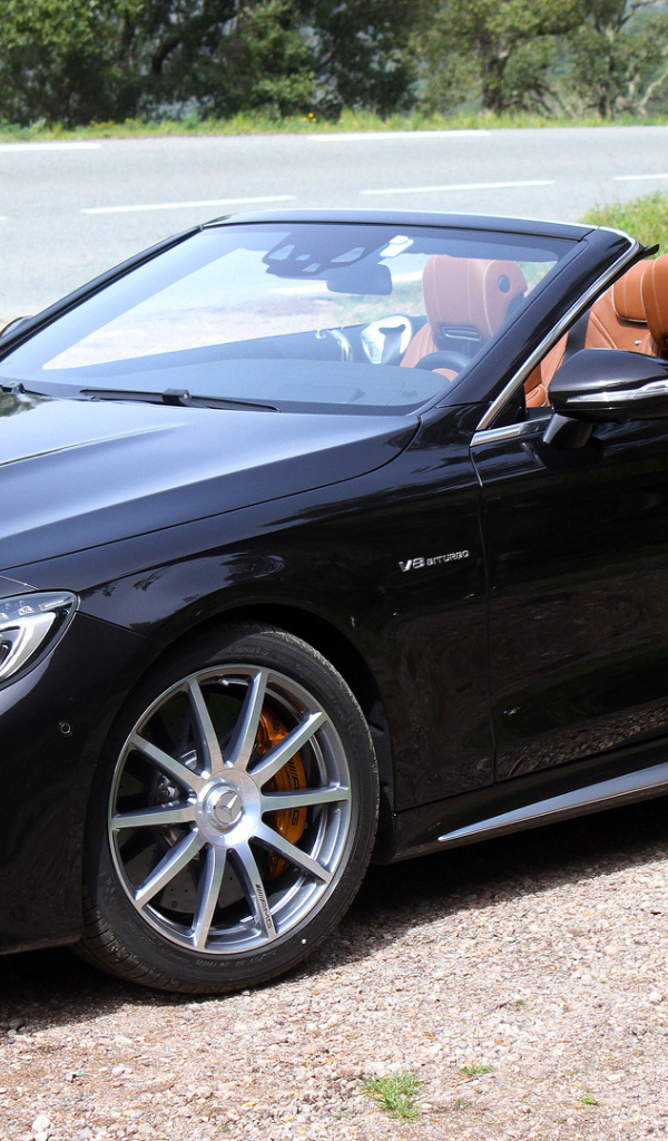 Черный Mercedes-AMG S63 Cabriolet  2017 года 