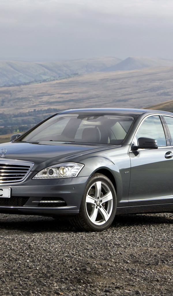 Автомобиль Mercedes-Benz S-Class цвет серебристый металлик 