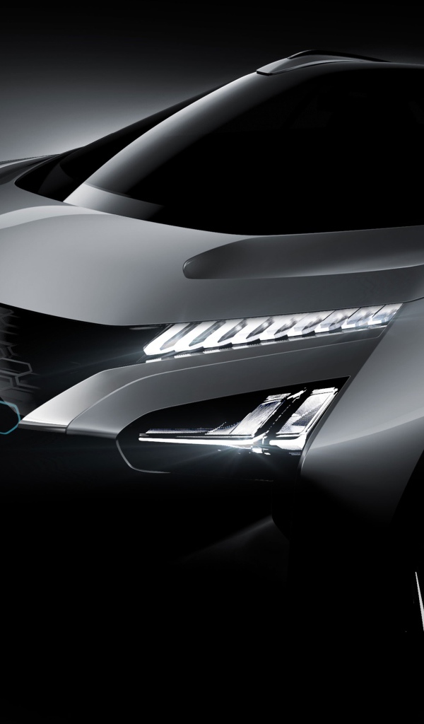 Серебристый автомобиль Mitsubishi Emirai 4 концепт