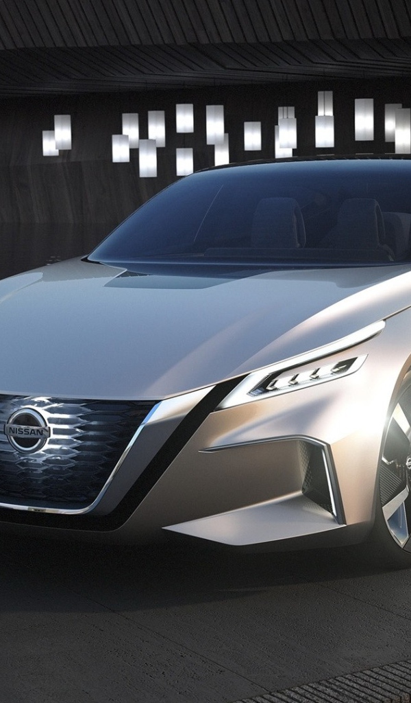 Стильный автомобиль Nissan Vmotion 2.0, 2017 
