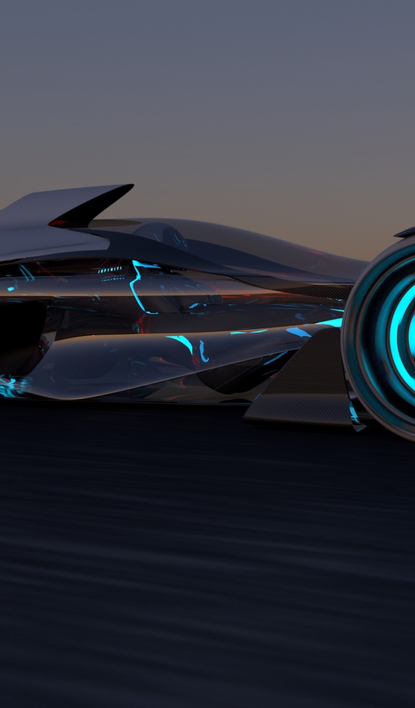 Гоночный автомобиль концепт Infiniti Synaptiq, 2029