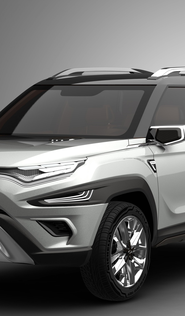 Серебристый внедорожник SsangYong XAVL, 2017