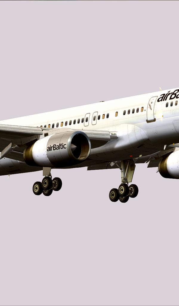 Самолет Boeing 757-200 латвийской авиакомпании Air Baltic 