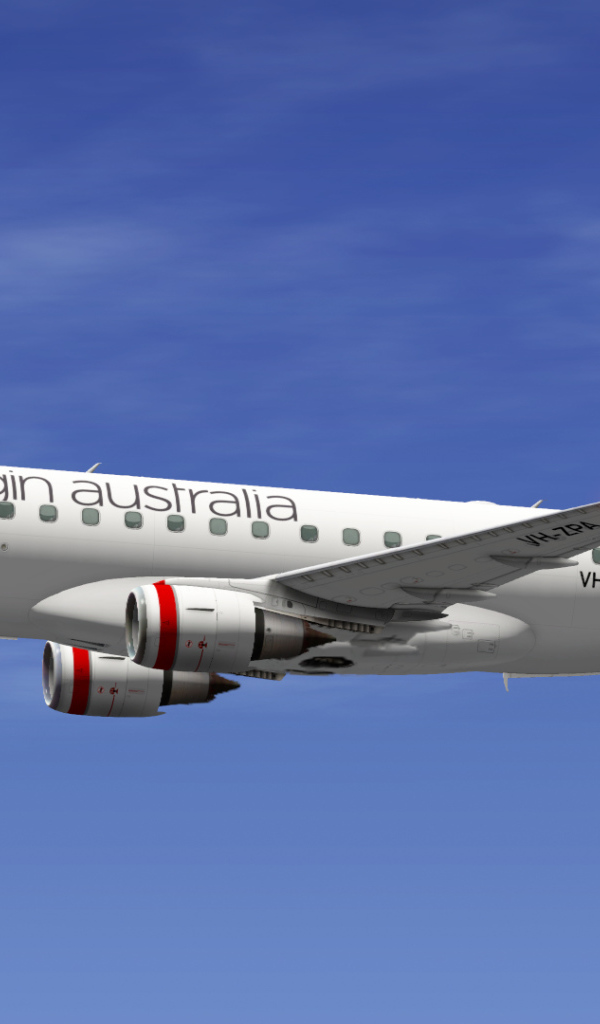Embraer 170 австралийской авиакомпании Virgin Australia в небе