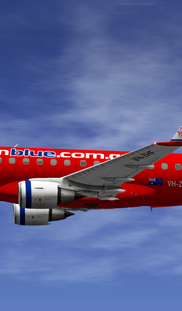 Embraer австралийской авиакомпании Virgin Blue