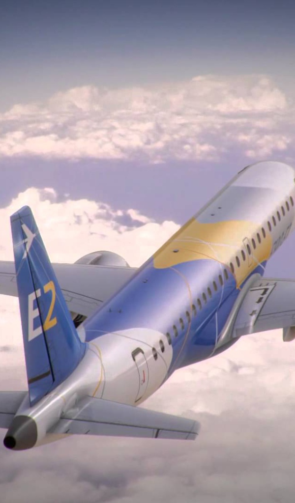 Embraer E2 в небе 