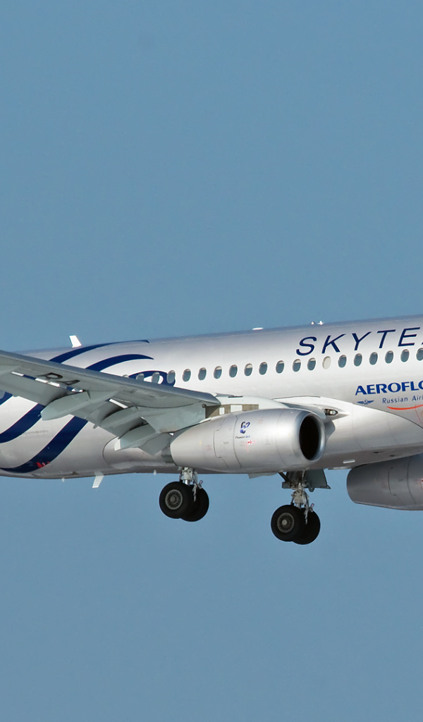 Пассажирский самолет авиакомпании Аэрофлот 