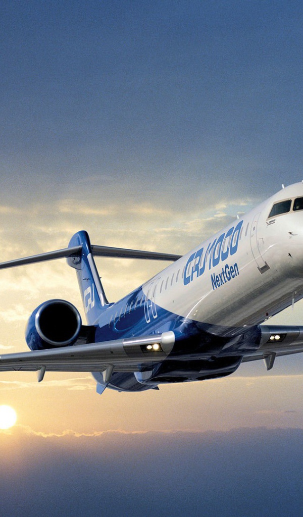 Региональный реактивный самолет Bombardier CRJ1000 