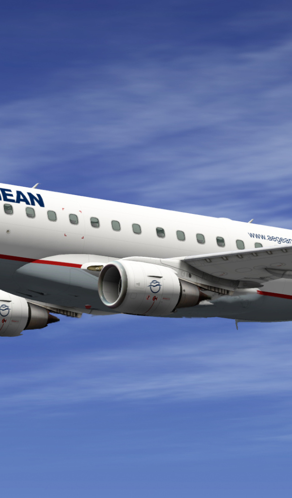Лайнер Embraer 170 греческой авиакомпании Aegean Airlines 