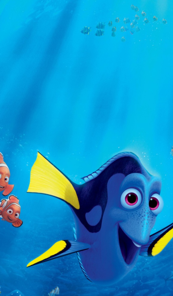 Синяя рыбка Дори мультфильм студии Пиксар 