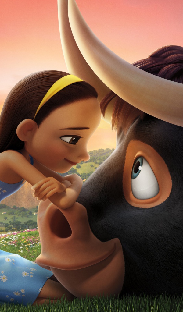 Персонажи нового мультфильма Фердинанд, 2017