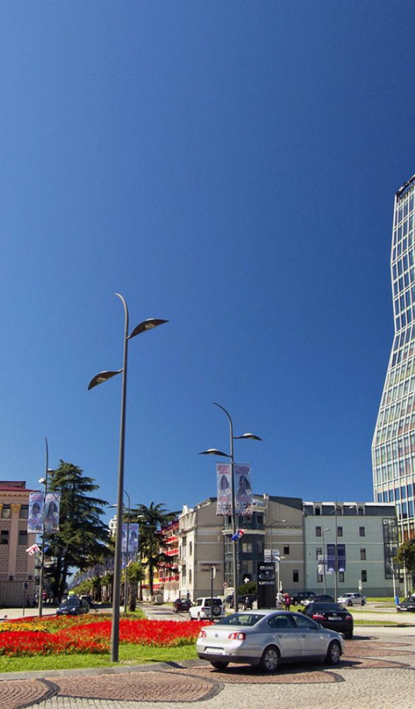 Красивые высотные здания город Батуми 