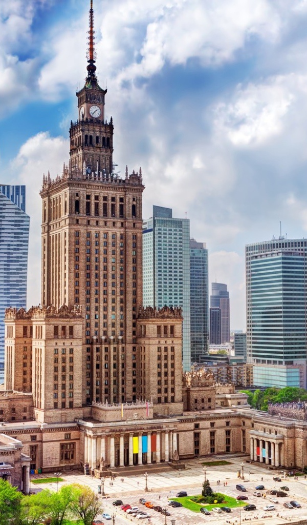 Красивый небоскреб, Дворец культуры и науки, Варшава 