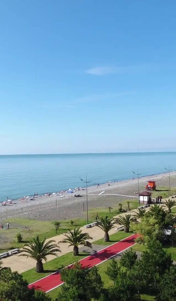 Шикарный вид на Черное море Батумский бульвар  