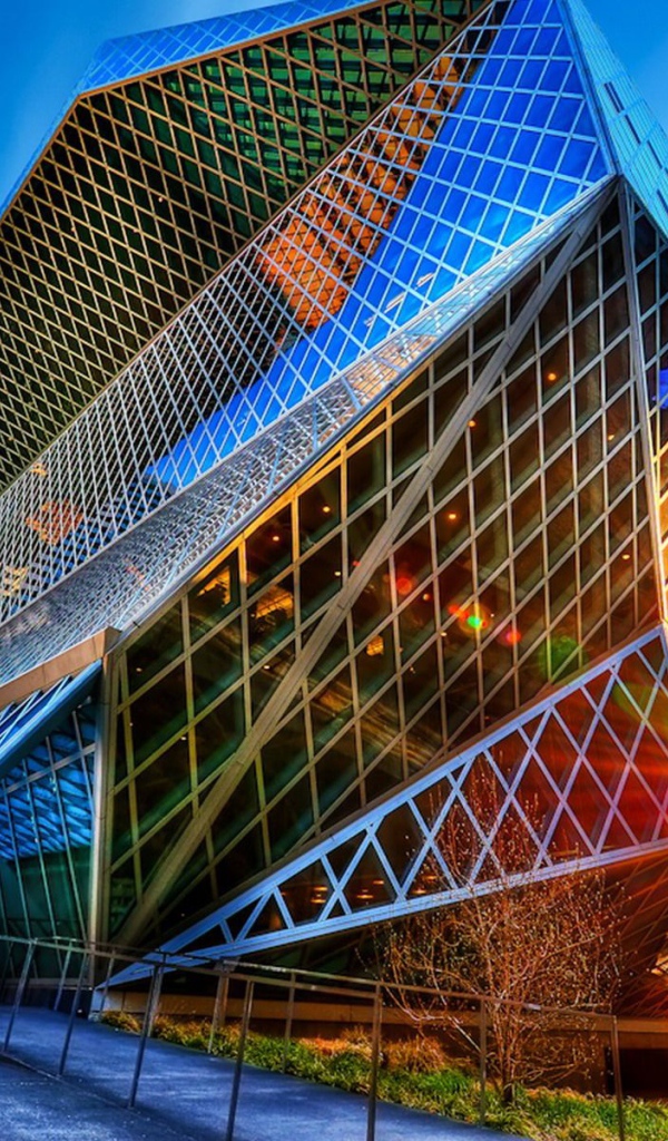 Современное здание, город Сиэтл