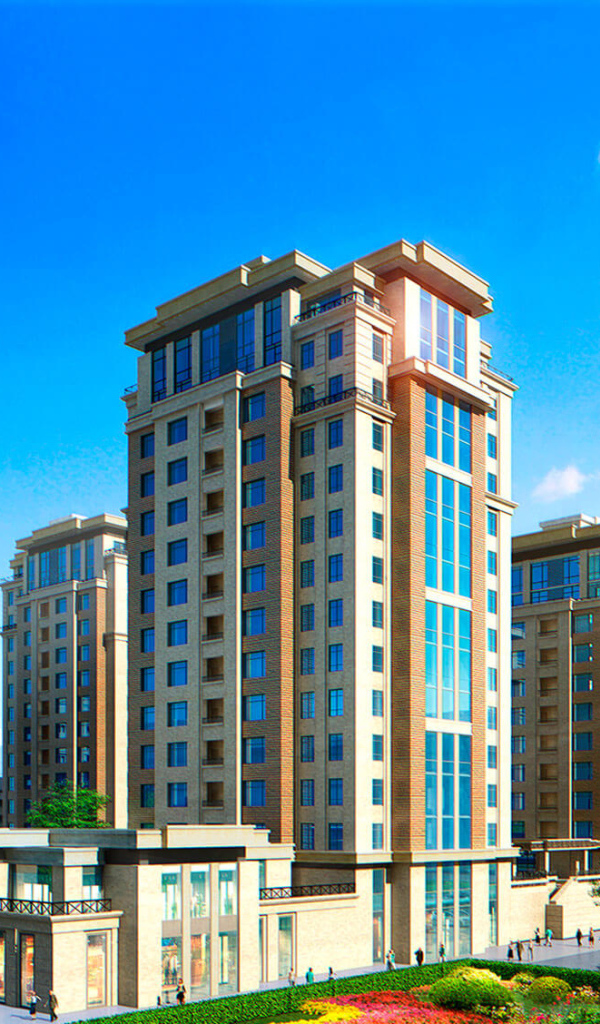 Современный жилой комплекс Коркем город Астана 