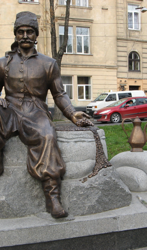 Памятник Юрию Кульчицкому город Львов