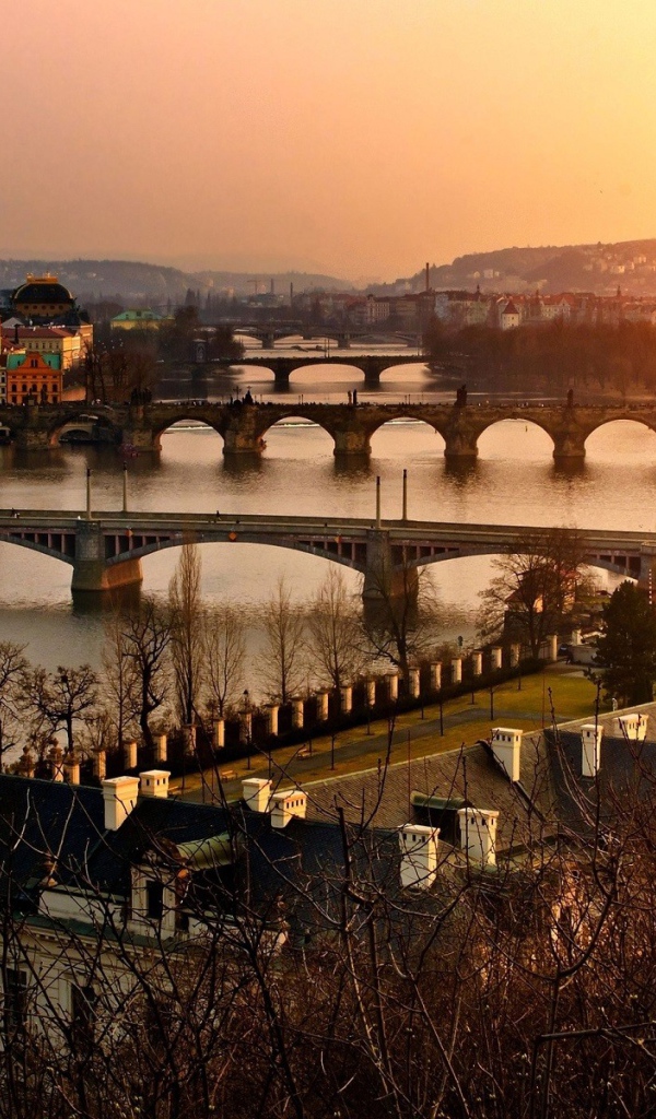 View of the city of Prague, Czech Republic