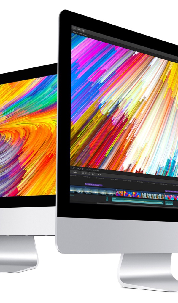 Моноблоки Apple   iMac, 2017 на белом фоне