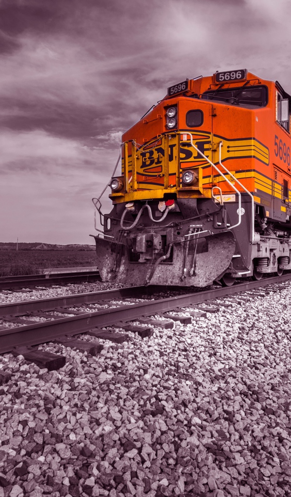 Локомотив на рельсах