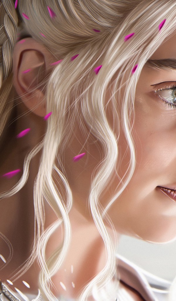 Персонаж сериала Игра престолов Дейенерис Таргариен, рисунок