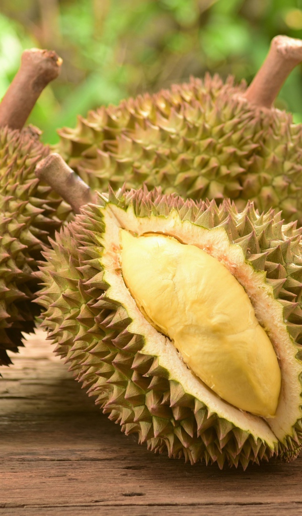 Необычный экзотический фрукт дуриан