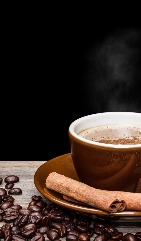 Ароматный кофе с корицей 