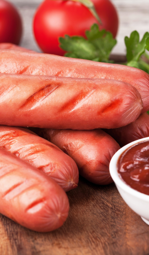 Сосиски барбекю с соусом 