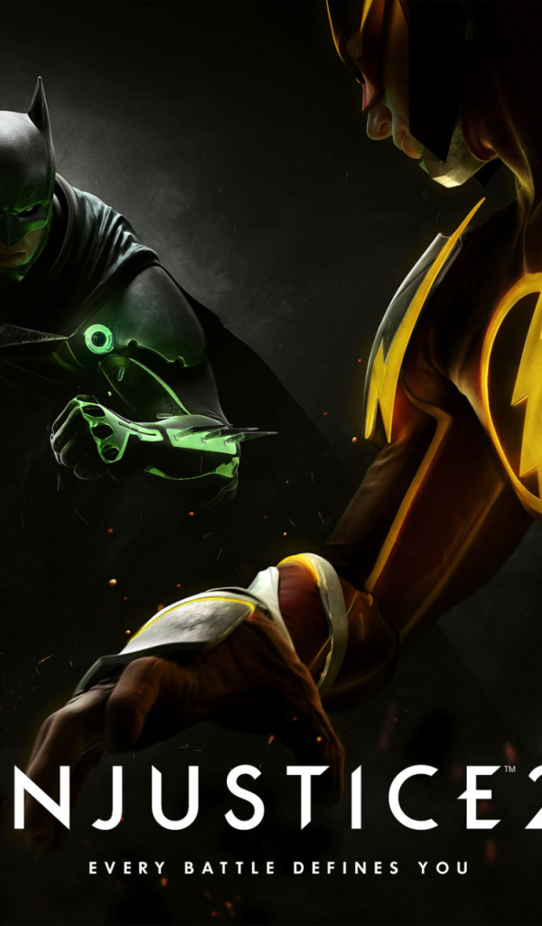 Бэтмен и Флэш герои игры Injustice 2 