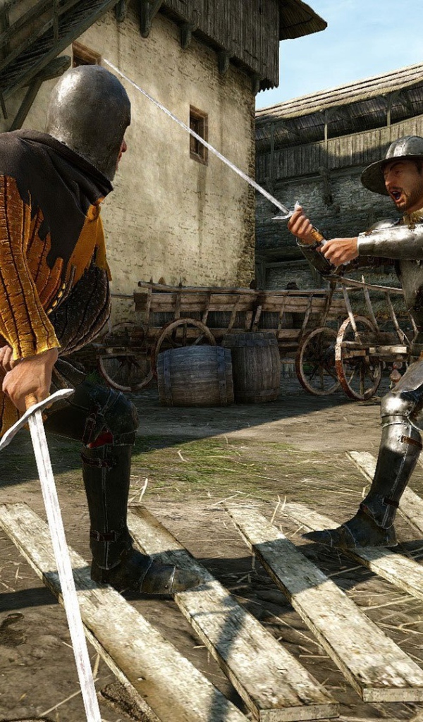 Битва на мечах игра Kingdom Come Deliverance 2017 