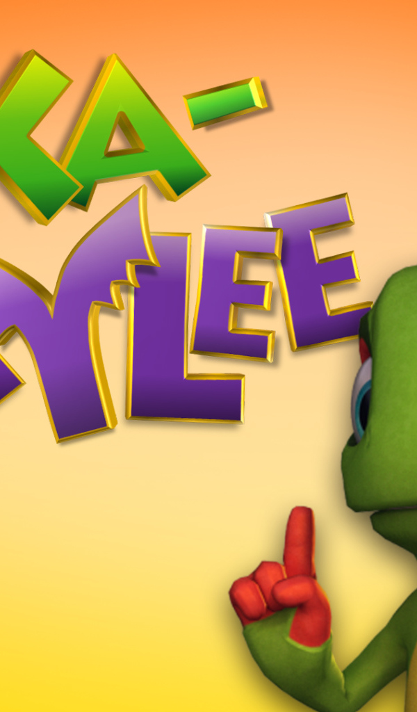 Хамелеон и летучая мышь главные персонажи игры Yooka-Laylee 2017 