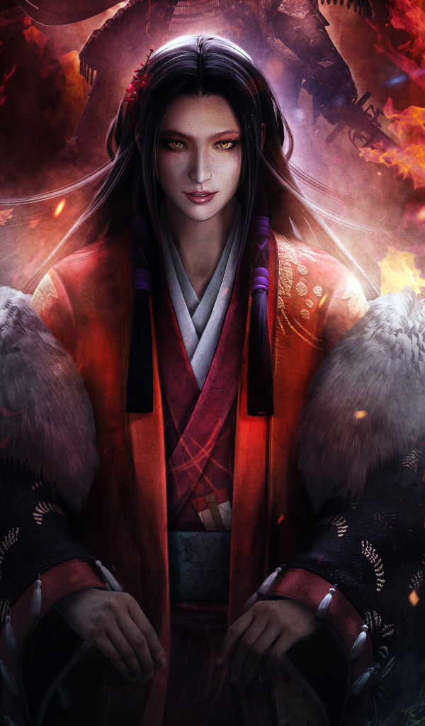 Персонаж компьютерной игры Nioh, Bloodshed's End, 2017