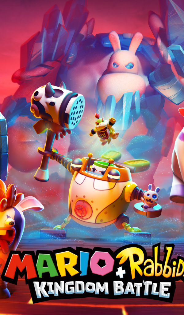 Постер компьютерной игры Mario + Rabbids Kingdom Battle, 2017