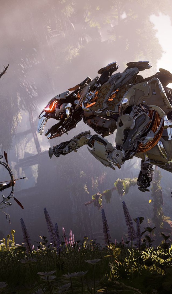 Опасная охота Алой игра Horizon Zero Dawn 