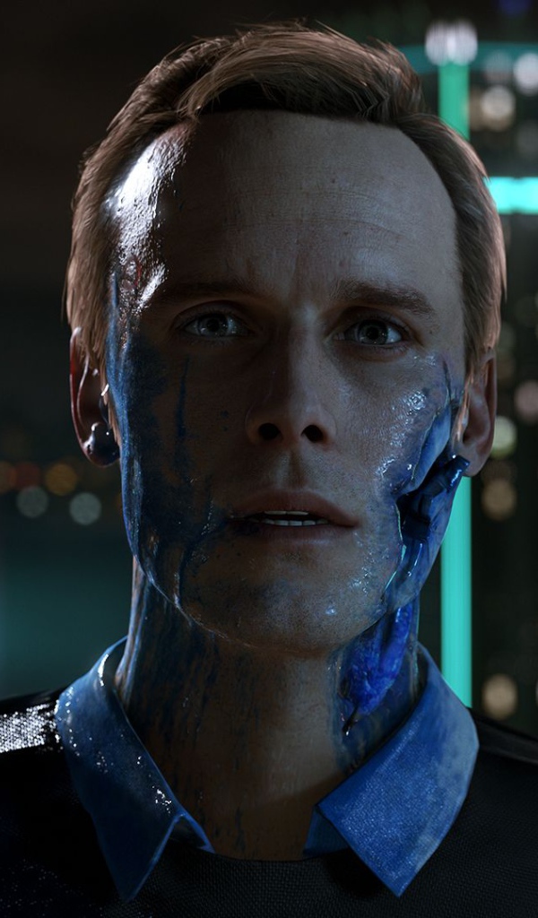 Connor персонаж игры Detroit Become Human 