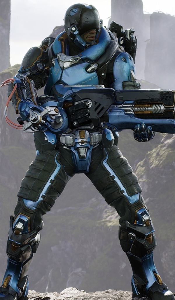 Мердок с бластером персонаж игры Paragon 2017  