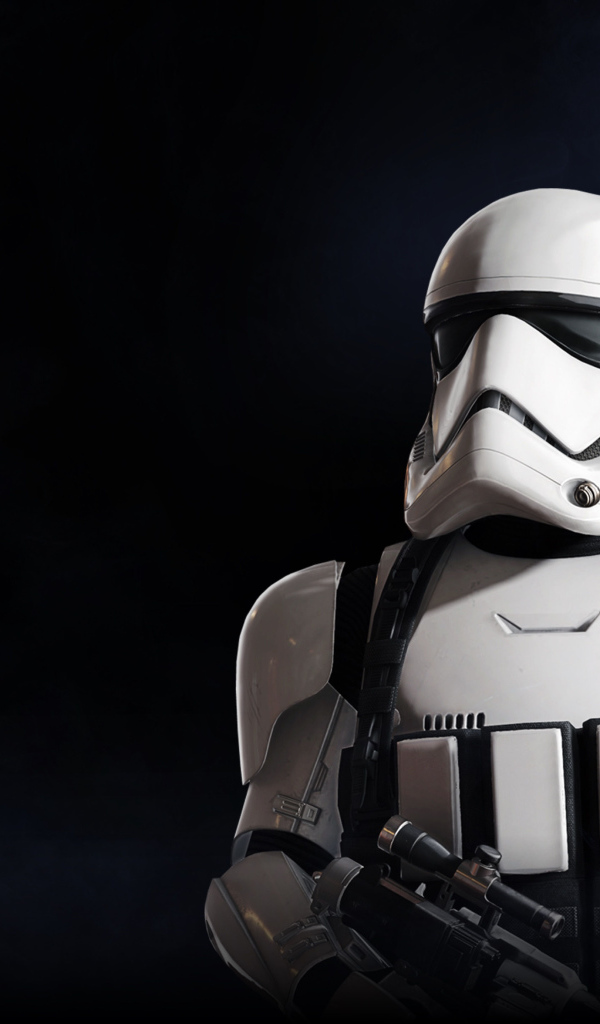 Штурмовик персонаж новой компьютерной игры Star Wars. Battlefront II, 2017