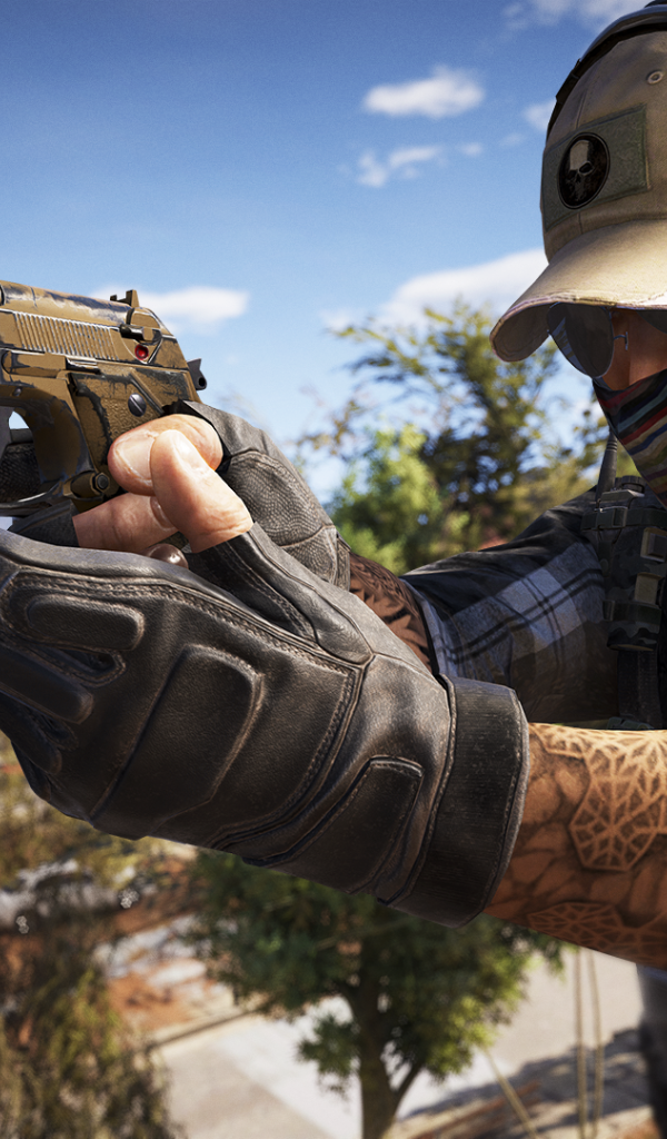 Парень с оружием персонаж игры Tom Clancy's Ghost Recon Wildlands 