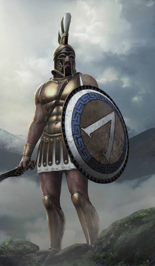 Царь Леонид персонаж компьютерной игры Total War Arena