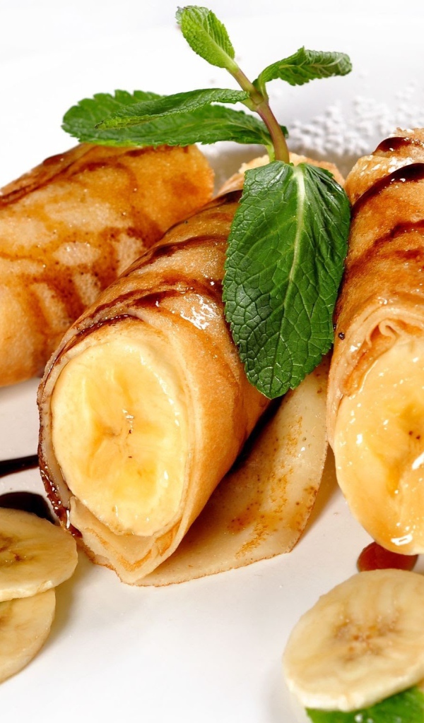 Блины с бананами на Масленицу 2017 