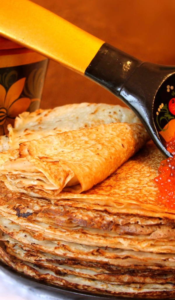 Русское угощение на Масленицу 