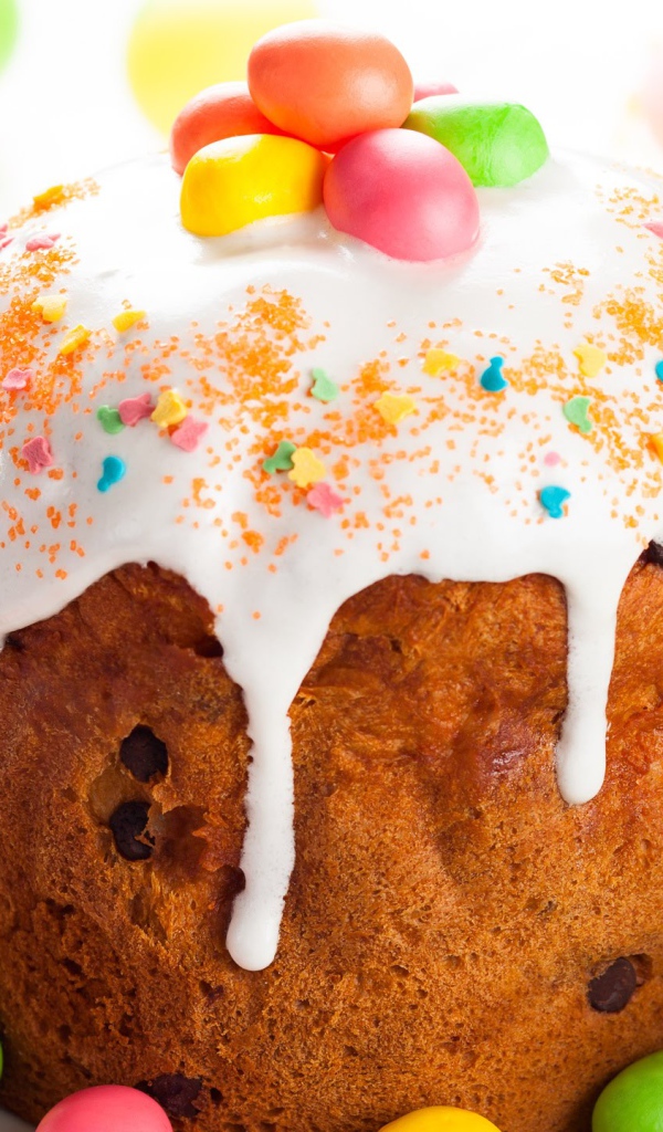 Пасхальный кулич угощение на праздник 