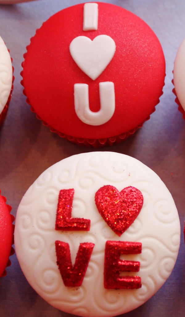 Аппетитные кексы на день Святого Валентина, 14 февраля