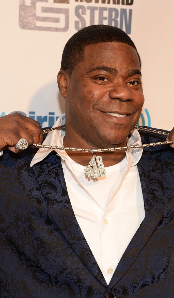 Знаменитый актер Трейси Морган с украшением на шее