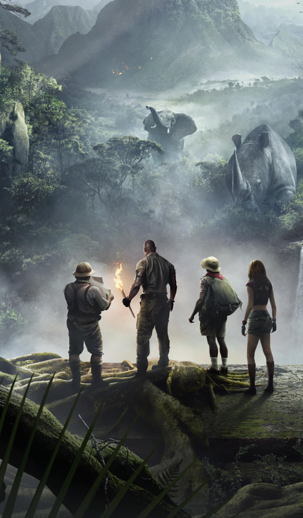 Кадр нового фильма Джуманджи. Зов джунглей, 2017