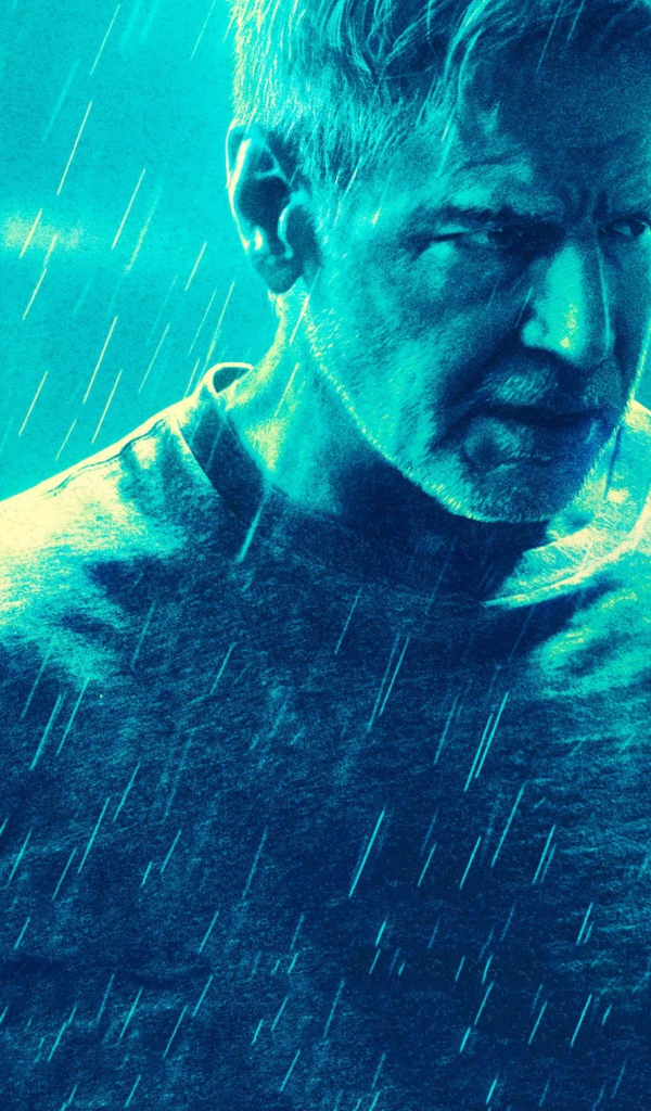 Актер Харрисон Форд в фильме  Бегущий по лезвию 2049, 2017 года