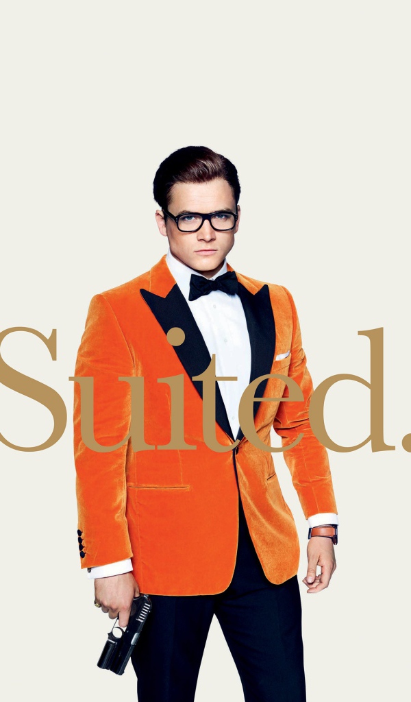 Актер Тэрон Эджертон главный герой фильма Kingsman, Золотое кольцо,2017