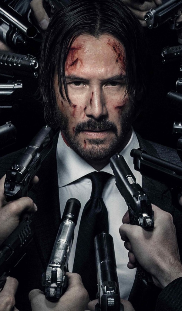 Киану Ривз под прицелом фильм Джон Уик 2 