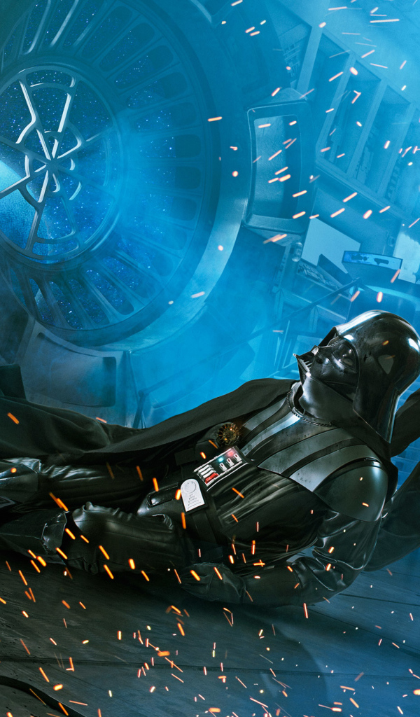 Люк Скайуокер спасает Дарта Вейдера фильм Звездные войны 