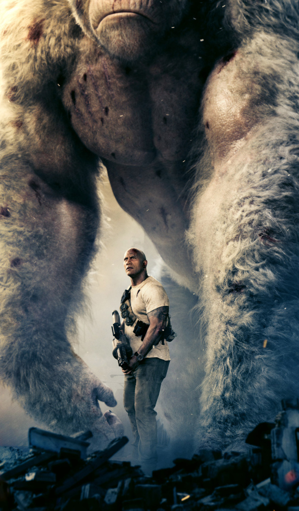 Постер нового фильма Рэмпейдж,  2018